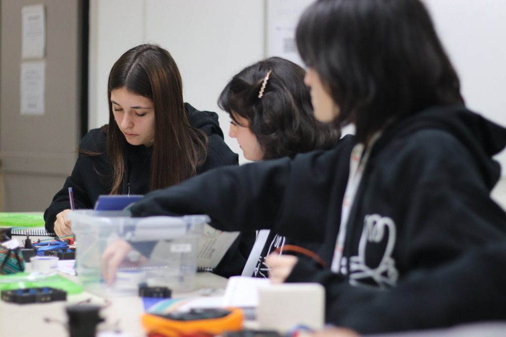 Niñas Atómicas 2026 – trabajo con el detector
