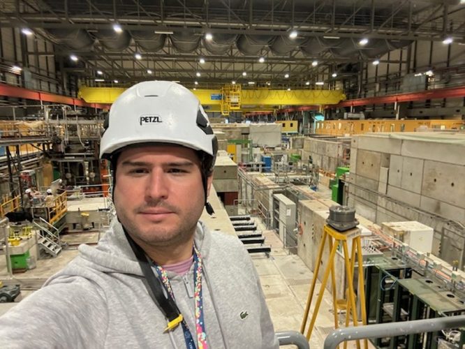 Caverna del experimento ATLAS, CERN.