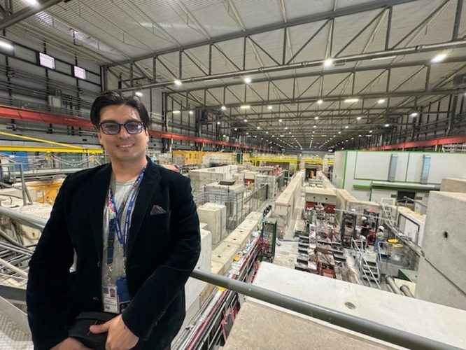Hall experimental del CERN.