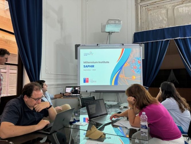 Presentación del Instituto Milenio SAPHIR ante contrapartes en Italia.
