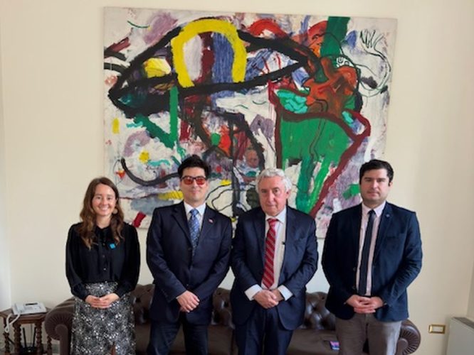 Reunión institucional de la delegación SAPHIR en Italia.
